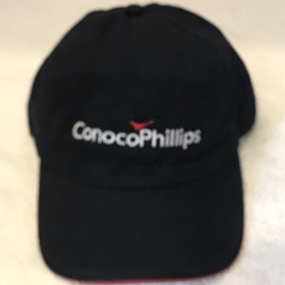 AMC Deluxe Headwear Conoco Phillips Adjustable Black Cap